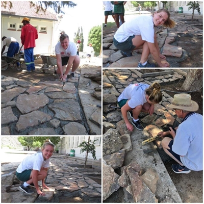 Union completes symbolic stone pathway