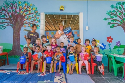 Huppelland-kleuterskool opgekikker