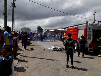 Protesaksie in New Dawn Park