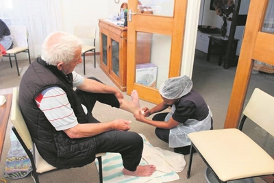 Inwoners word lekker pamperlang