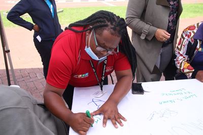Men sign pledge against GBV