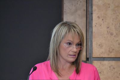 Zelda in town for 67 Blankets event