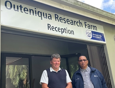  Ivan Meyer visits Outeniqua Research Farm
