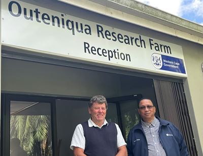  Ivan Meyer visits Outeniqua Research Farm