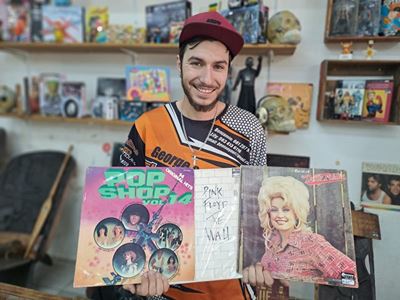 Youth enjoying the vinyl vibe
