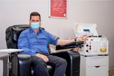 SANBS CEO donates Covid-19 convalescent plasma and calls on others to donate too