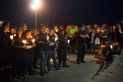 Fire commemoration ceremony in Plett