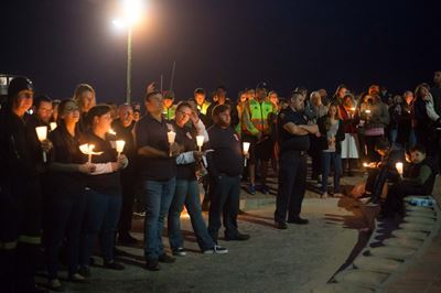 Fire commemoration ceremony in Plett