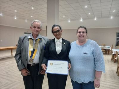 Local Rotary club member honoured