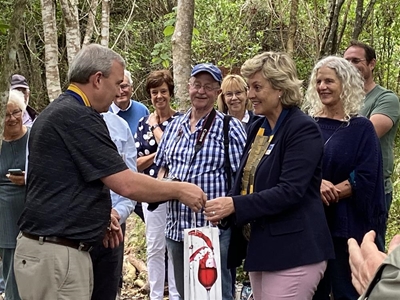 A blooming special Rotary visit