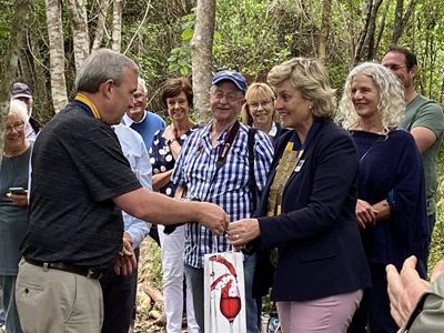 A blooming special Rotary visit