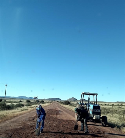 Boere gryp in en herstel die R391