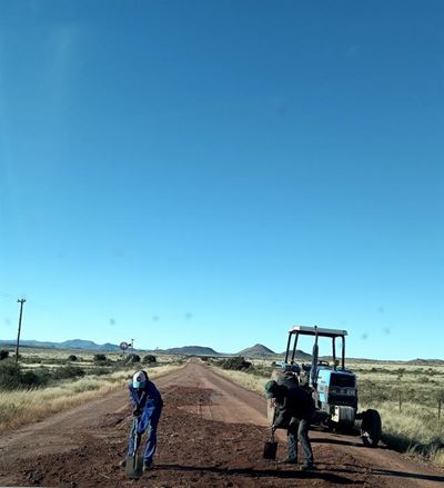 Boere gryp in en herstel die R391