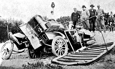 South Africa's first serious automobile accident