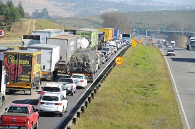 Heavy traffic on N3 as travellers return home