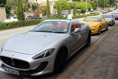 Luxury car owners visit Mossel Bay