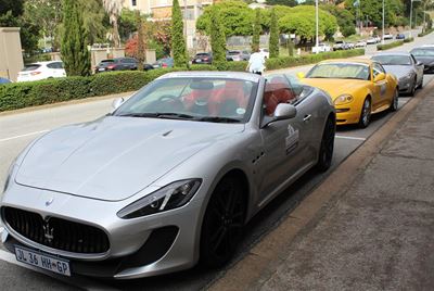 Luxury car owners visit Mossel Bay