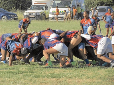 Harde rugby louter kykgenot