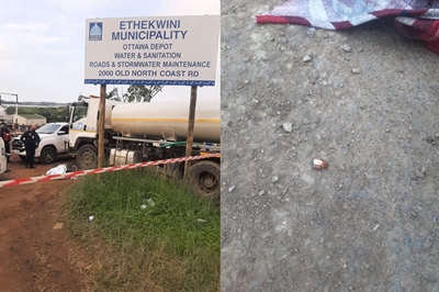 eThekwini senior official gunned down next to water tanker