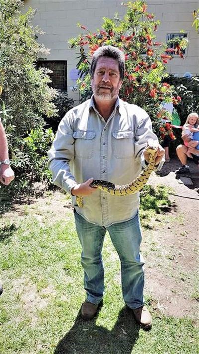 Snake rescuer