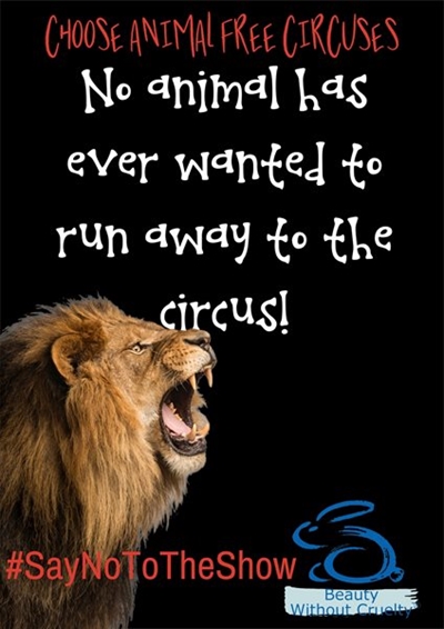 Choose animal free circuses 