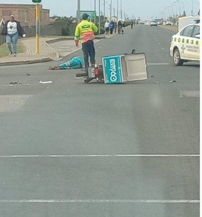 Sixty60 bike rider injured in Louis Fourie crash