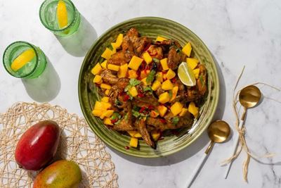 What’s for dinner? Mango and lime sticky chicken wings