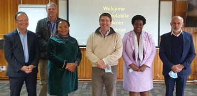 NMU sustainability research unit hosts French visitors