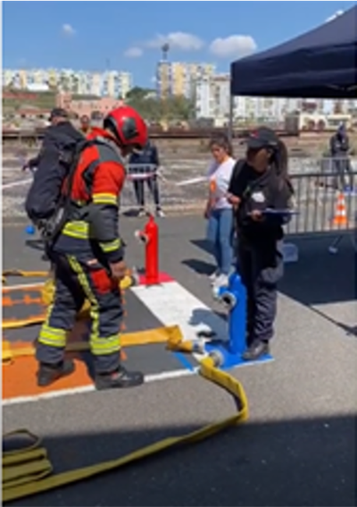 Local firefighter competes internationally