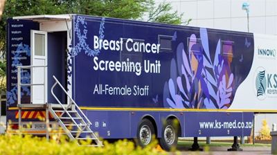 Mobile breast cancer screening unit on its way to Knysna