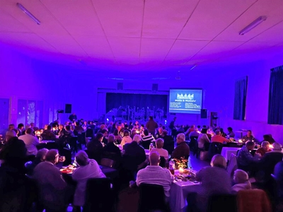 Die gemeentekonsert in volle gang