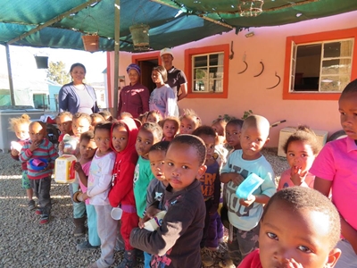 Village angel feeds the needy