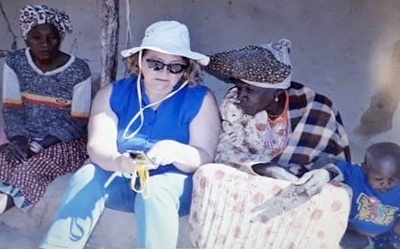 Uitreiking in Namibië