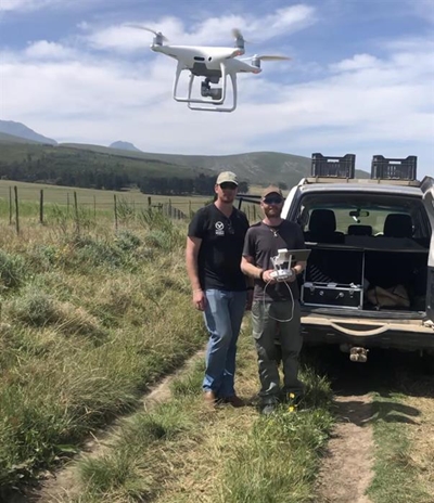 Digital eye in the sky through drone applications