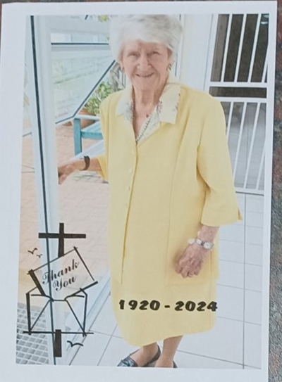 Tannie Joan was 103 jaar oud