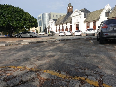 Parking area on the back burner
