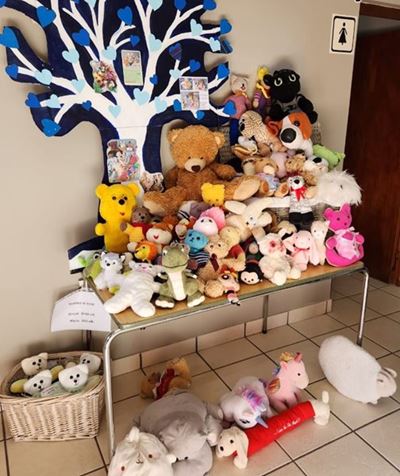 Donate soft toys for children who must testify in court