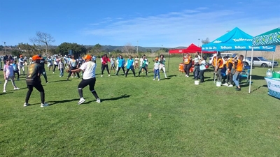 Fun colour walk promotes health