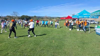 Fun colour walk promotes health