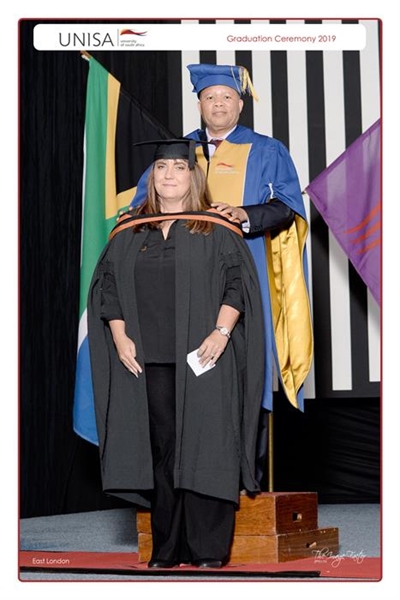 Local receives Master's degree
