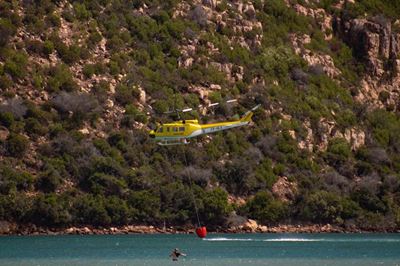 Watch: Footage of helicopter battling Heads fire