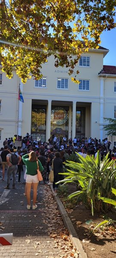 Stellenbosch University suspends ‘racist’ urinator – criminal charges could follow