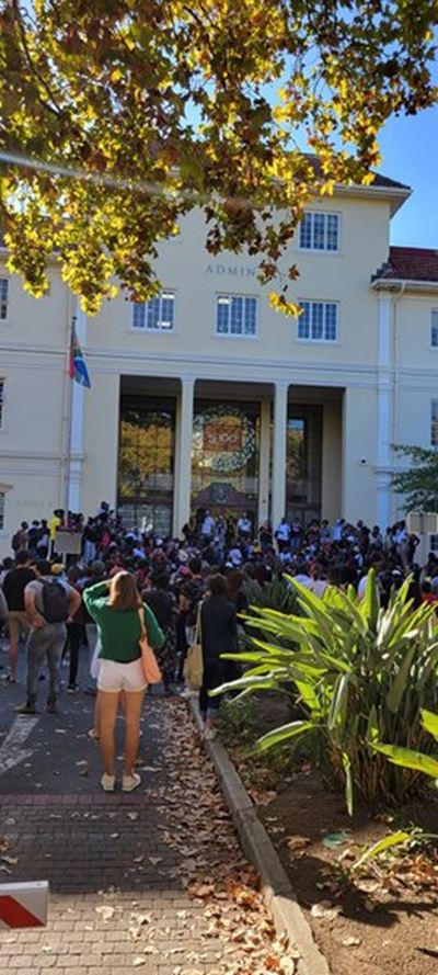 Stellenbosch University suspends ‘racist’ urinator – criminal charges could follow