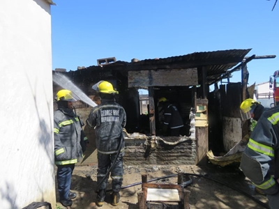 Shack fire in Thembalethu
