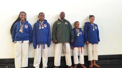 Diaz JKA karateka excel at SA champs