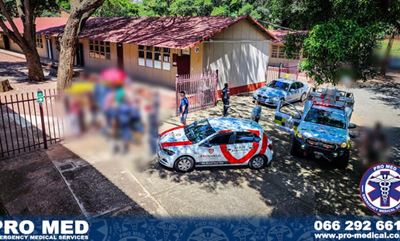 Pretoria schoolboy rushed to hospital after getting hand impaled on fence