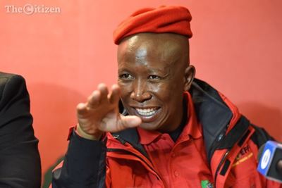 Malema not keen on journalist acknowledging Mandela and De Klerk’s peace prize