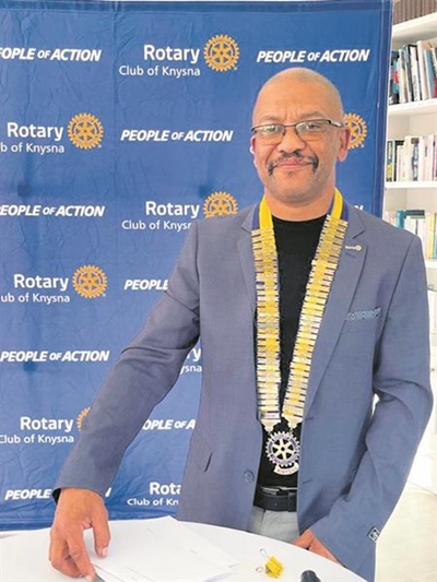 Spies inducted as Rotary Club president