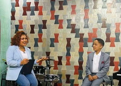 Mossel Bay boy sings on Expresso Morning Show today