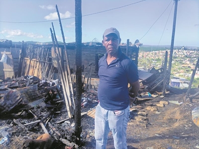 Five Khayalethu shacks burn down